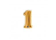 Sempertex-Folie-Betallic-Anagram-Flexmetal-Balloons-Shape-Gold-Number 1-