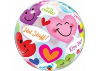 Sempertex-Folie-Betallic-Anagram-Flexmetal-Balloons-Shape-Bubbles-Conversation Smiley Hearts-