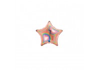 Sempertex-Folie-Betallic-Anagram-Flexmetal-Balloons-Shape-Star-Holographic Rose gold-4