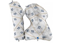 Sempertex-Folie-Betallic-Anagram-Flexmetal-Balloons-Shape-Marble-Number 21 - Blue-