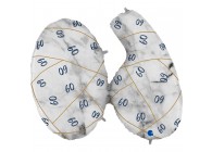 Sempertex-Folie-Betallic-Anagram-Flexmetal-Balloons-Shape-Marble-Number 60 - Blue-