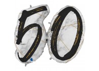 Sempertex-Folie-Betallic-Anagram-Flexmetal-Balloons-Shape-Marble-Number 50 - Black