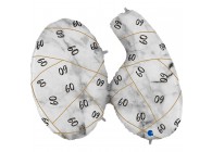 Sempertex-Folie-Betallic-Anagram-Flexmetal-Balloons-Shape-Marble-Number 60 - Black-