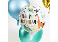 Sempertex-Folie-Betallic-Anagram-Flexmetal-Balloons-Shape-Happy Birthday Dinos-