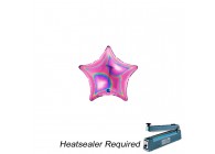 Sempertex-Folie-Betallic-Anagram-Flexmetal-Balloons-Shape-Star-Holographic Fuchsia-4