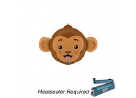 Sempertex-Folie-Betallic-Anagram-Flexmetal-Balloons-Shape- Monkey Head-