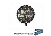 Sempertex-Folie-Betallic-Anagram-Flexmetal-Balloons-Shape-Flexmetal-Shape-Happy New Year-Confetti