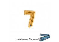 Sempertex-Folie-Betallic-Anagram-Flexmetal-Balloons-Shape-Gold-Number 7-