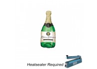 Sempertex-Folie-Betallic-Anagram-Flexmetal-Balloons-Shape-champagne Fles