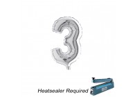 Sempertex-Folie-Betallic-Anagram-Flexmetal-Balloons-Shape-Letter-Silver-7inch-3