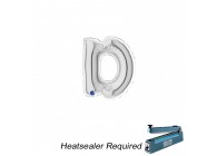 Sempertex-Folie-Betallic-Anagram-Flexmetal-Balloons-Shape-Letter-Silver-7inch-D