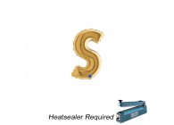 Sempertex-Folie-Betallic-Anagram-Flexmetal-Balloons-Shape-Letter-Gold-7inch-S