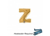 Sempertex-Folie-Betallic-Anagram-Flexmetal-Balloons-Shape-Letter-Gold-7inch-Z