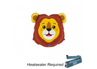 Sempertex-Folie-Betallic-Anagram-Flexmetal-Balloons-Shape-Lion Jungle-14 inch