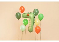 Sempertex-Folie-Betallic-Anagram-Flexmetal-Balloons-Shape-Number 7-Crocodile 1