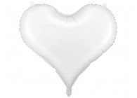 Sempertex-Folie-Betallic-Anagram-Flexmetal-Balloons-Shape-Elegant Heart-White