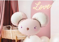 Sempertex-Folie-Betallic-Anagram-Flexmetal-Balloons-Shape-Pink Mouse 1