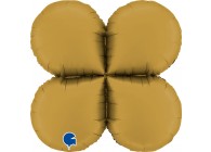 Sempertex-Folie-Betallic-Grabo-Flexmetal-Balloons-Shape-Deco-Base Round-Satin Gold-26inch