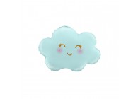 Sempertex-Folie-Betallic-Anagram-Flexmetal-Balloons-Shape-Cloud Satin Pastel Blue-minishape