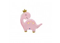 Sempertex-Folie-Betallic-Anagram-Flexmetal-Balloons-Shape-Pink Dino-minishape