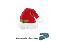 Sempertex-Folie-Betallic-Anagram-Flexmetal-Balloons-Shape-Flexmetal-Shape-Christmas Santa Hat-mini_Heatsealer