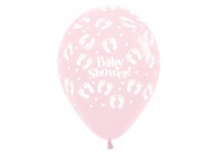 SempertexEurope-BabyShower-Footprints-PastelPink-609-12inch-R12SHOWER600-LatexBalloon