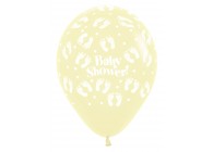 SempertexEurope-BabyShower-Footprints-PastelYellow-620-12inch-R12SHOWER600-LatexBalloon