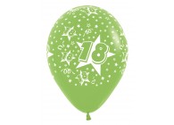 SempertexEurope-Number18-LimeGreen-031-12inch-R1218-LatexBalloon