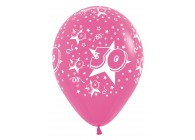 SempertexEurope-Number30-Fuchsia-012-12inch-R1230-LatexBalloon