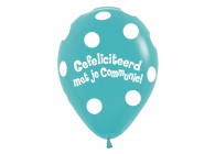 SempertexEurope-Communie-PolkaDots-CaribbeanBlue-038-12inch-R12CO038-LatexBalloon