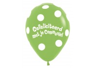 SempertexEurope-Communie-PolkaDots-LimeGreen-031-12inch-R12CO031-LatexBalloon