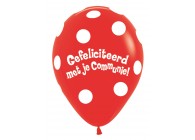 SempertexEurope-Communie-PolkaDots-Red-015-12inch-R12CO015-LatexBalloon