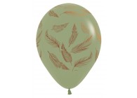 SempertexEurope-Feathers-Eucalyptus-027-12inch-R12FEATHER-LatexBalloon