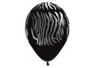 SempertexEurope-AnimalPrint-Black-080-12inch-R12ANIMAL-LatexBalloon