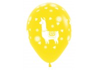 SempertexEurope-Lama-Yellow-020-12inch-R12LAMA-LatexBalloon