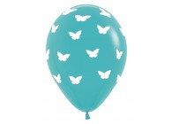 SempertexEurope-Butterflies-CaribbeanBlue-038-12inch-R12BUTTF-LatexBalloon