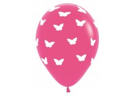 SempertexEurope-Butterflies-Fuchsia-012-12inch-R12BUTTF-LatexBalloon