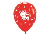 SempertexEurope-FarmAnimals-Red-015-12inch-R12FARM-LatexBalloon