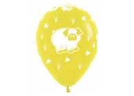 SempertexEurope-FarmAnimals-Yellow-020-12inch-R12FARM-LatexBalloon