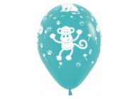 SempertexEurope-JungleAnimals-CaribbeanBlue-038-12inch-R12JUNGLE000-LatexBalloon