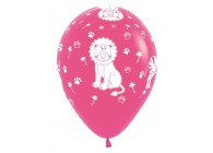 SempertexEurope-JungleAnimals-Fuchsia-012-12inch-R12JUNGLE000-LatexBalloon