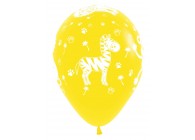 SempertexEurope-JungleAnimals-Yellow-020-12inch-R12JUNGLE000-LatexBalloon