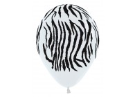 SempertexEurope-JungleStripes-White-005-12inch-R12JUNGLE-LatexBalloon