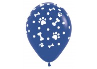 SempertexEurope-PawPrints-Boy-RoyalBlue-041-12inch-R12PAWB-LatexBalloon