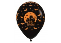 SempertexEurope-HappyHalloween-Black-080-12inch-R12HALLOWEEN-LatexBalloon