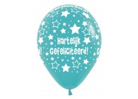 SempertexEurope-HartelijkGefeliciteerd-CaribbeanBlue-038-12inch-R12HG-LatexBalloon