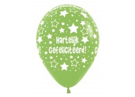 SempertexEurope-HartelijkGefeliciteerd-LimeGreen-031-12inch-R12HG-LatexBalloon