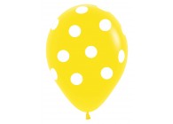 SempertexEurope-PolkaDots-Yellow-020-12inch-R12PD020-LatexBalloon