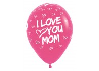 SempertexEurope-ILoveYouMom-Fuchsia-012-12inch-R12MOM-LatexBalloon