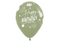 SempertexEurope-HappyBirthday-BrushDesign-Eucalyptus-027-12inch-R12HBBRUSH-LatexBalloon